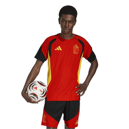 Red-Black - Lifestyle - Adidas Mens World Cup 2026 Belgium Training Football Shirt