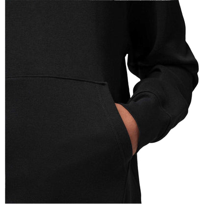 Black-Red - Lifestyle - Nike Mens Air Jordan Fleece Hoodie
