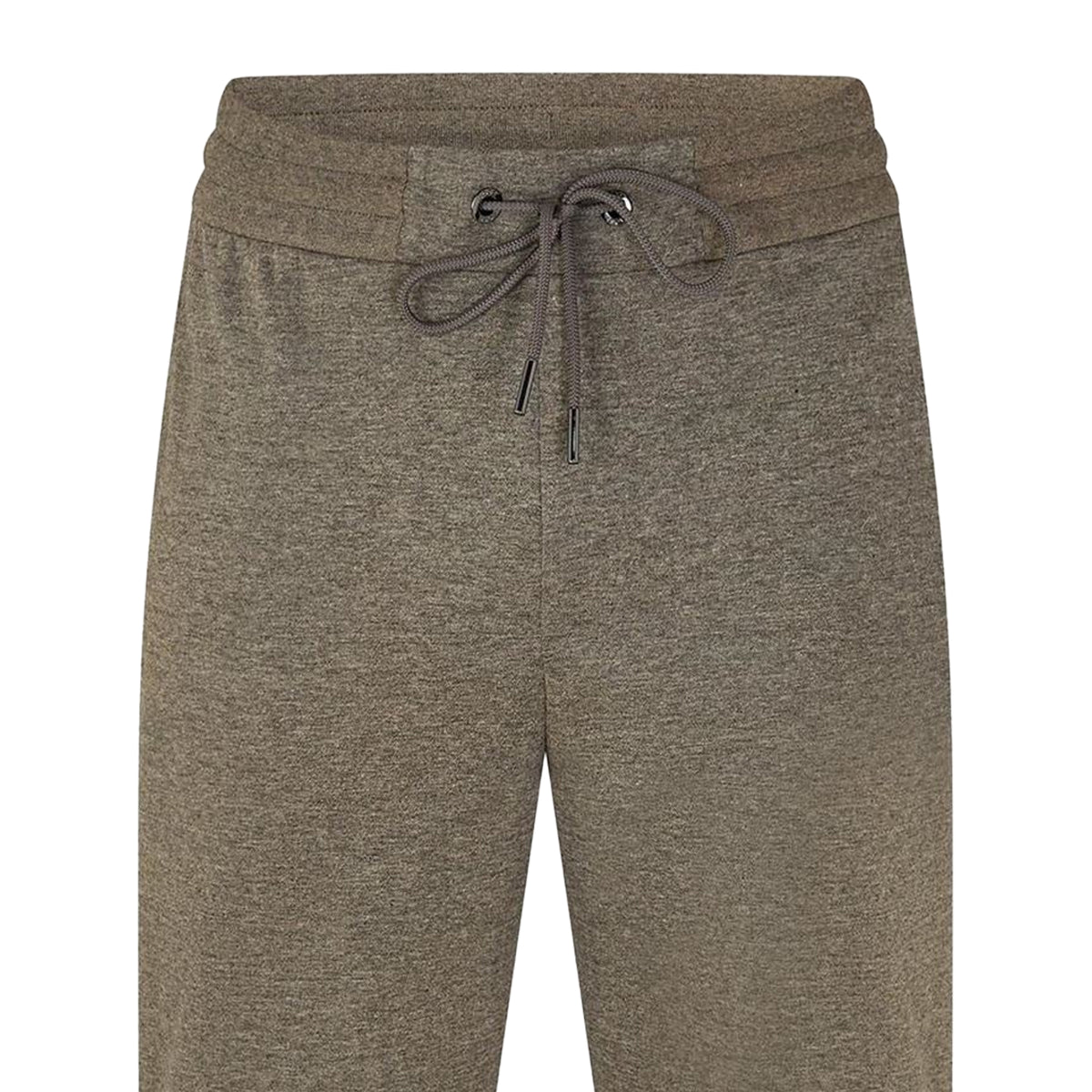 Black - Back - Boss Mens Heathered Regular Joggers