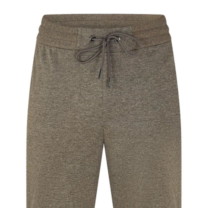 Black - Back - Boss Mens Heathered Regular Joggers
