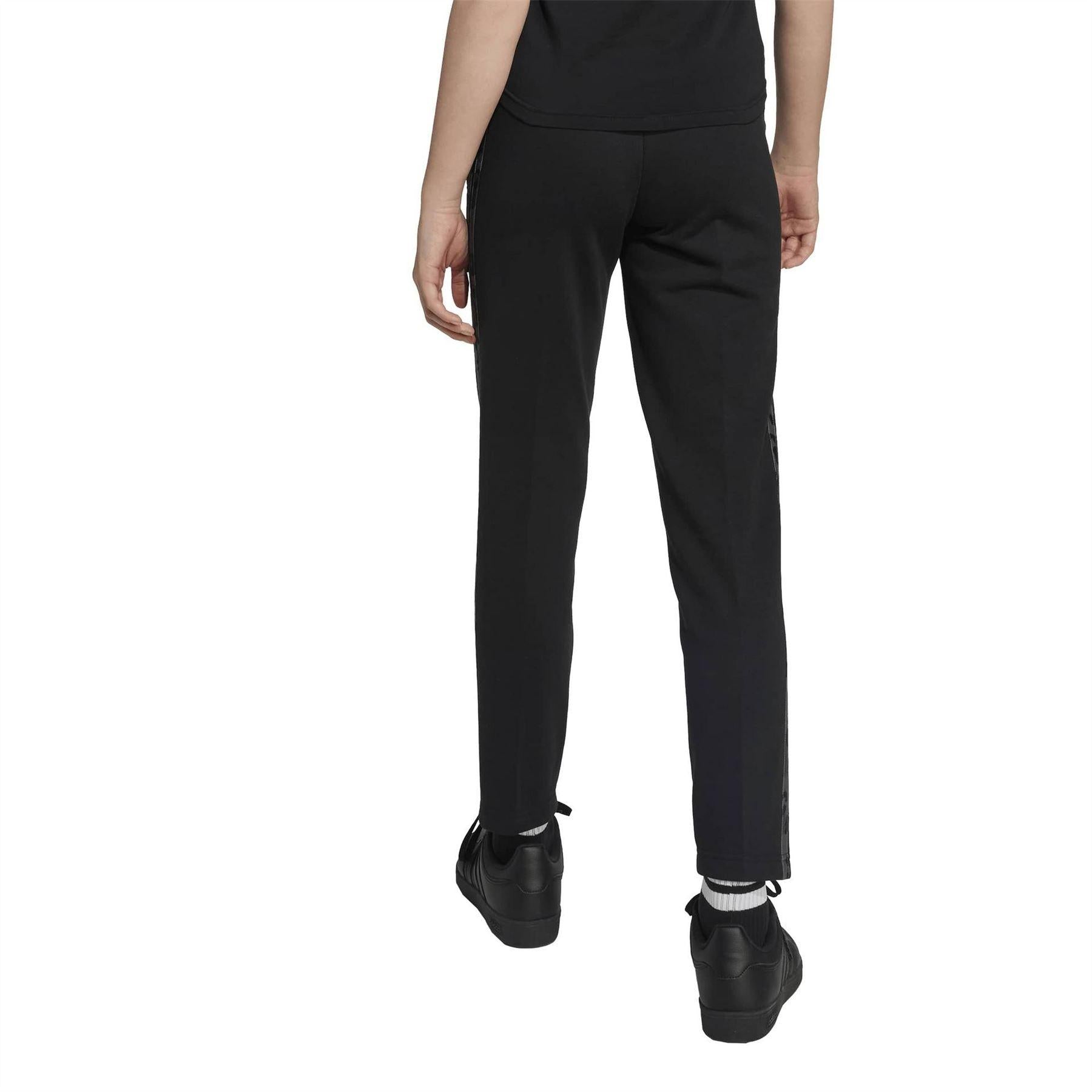 Black - Back - Adidas Childrens-Kids Leopard Print Joggers
