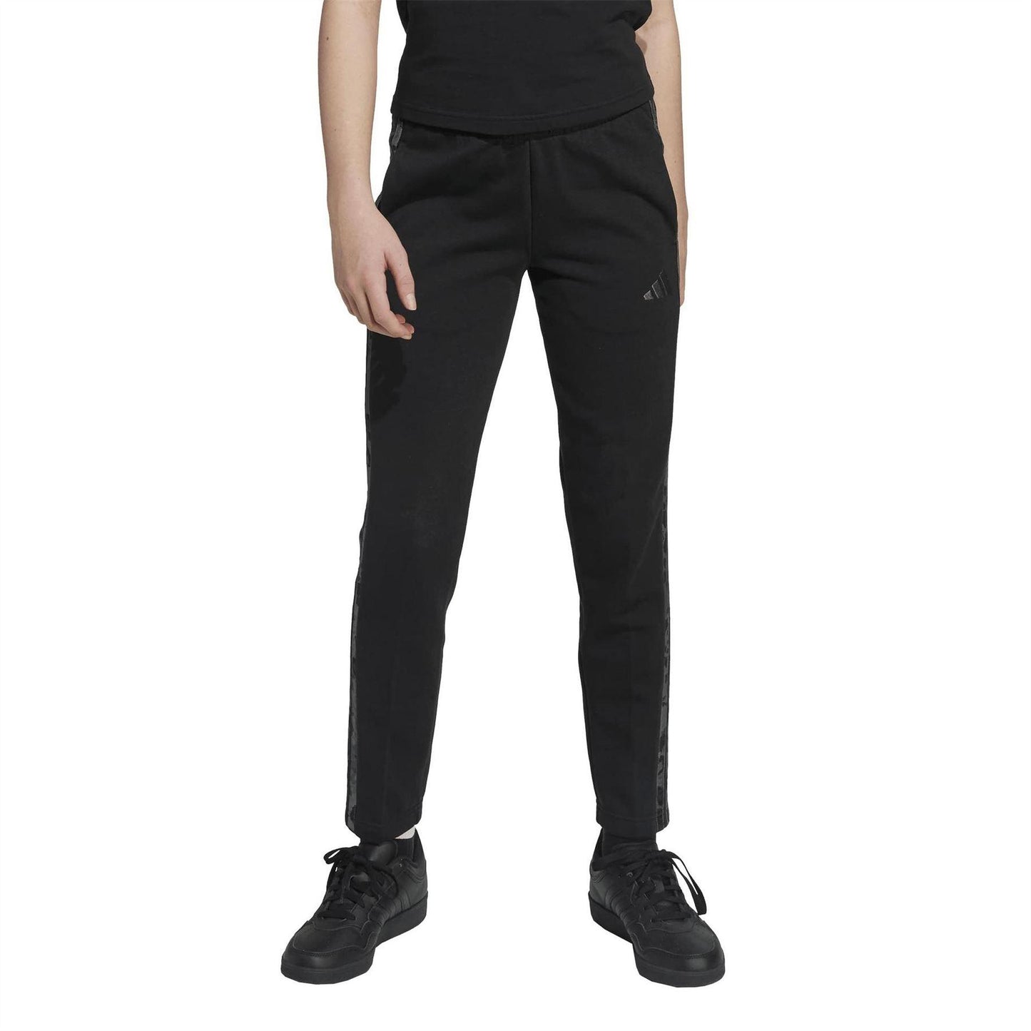 Black - Lifestyle - Adidas Childrens-Kids Leopard Print Joggers