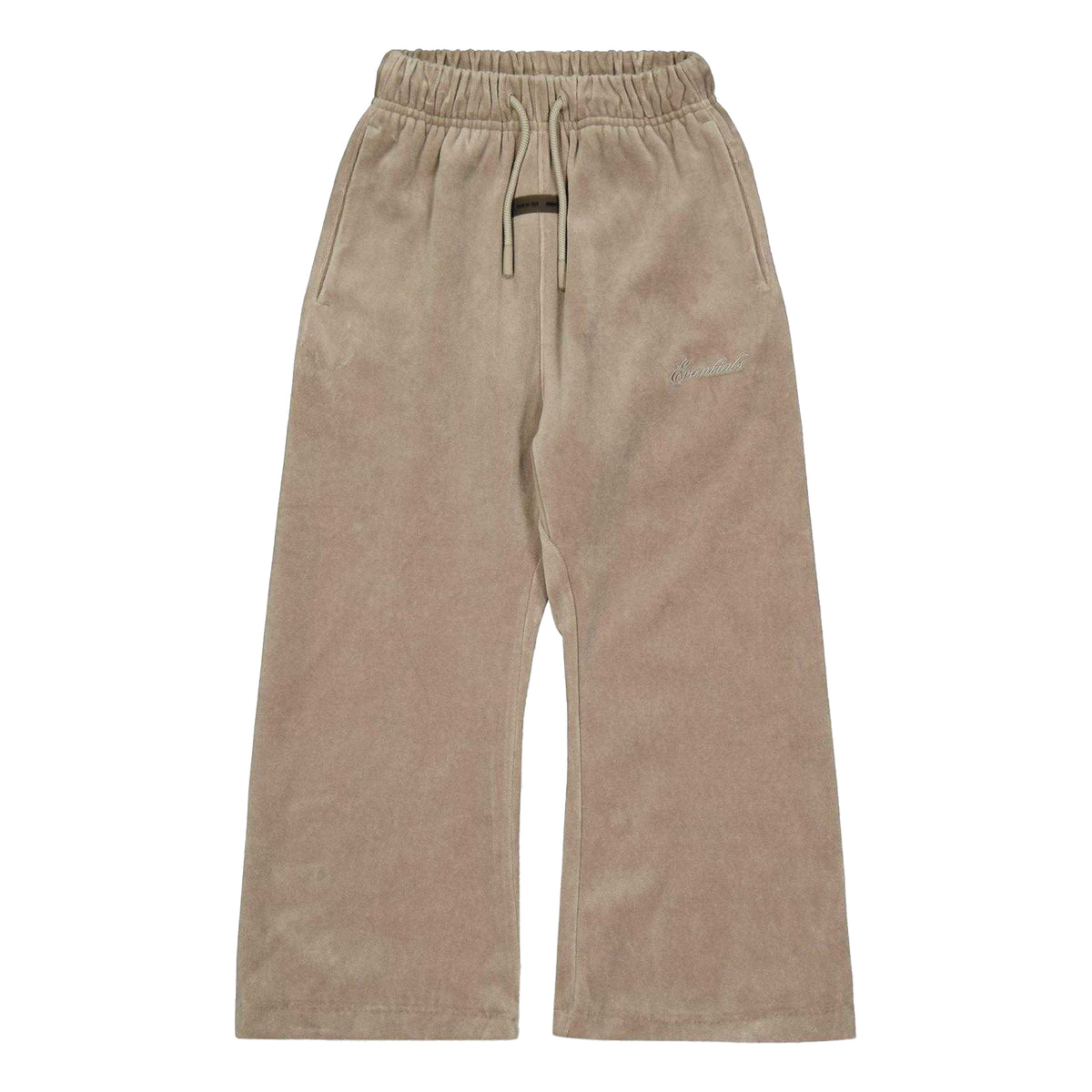 Smoke Grey - Front - Fear Of God Essentials Childrens-Kids Wide Leg Joggers