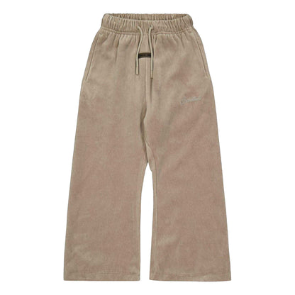 Smoke Grey - Front - Fear Of God Essentials Childrens-Kids Wide Leg Joggers