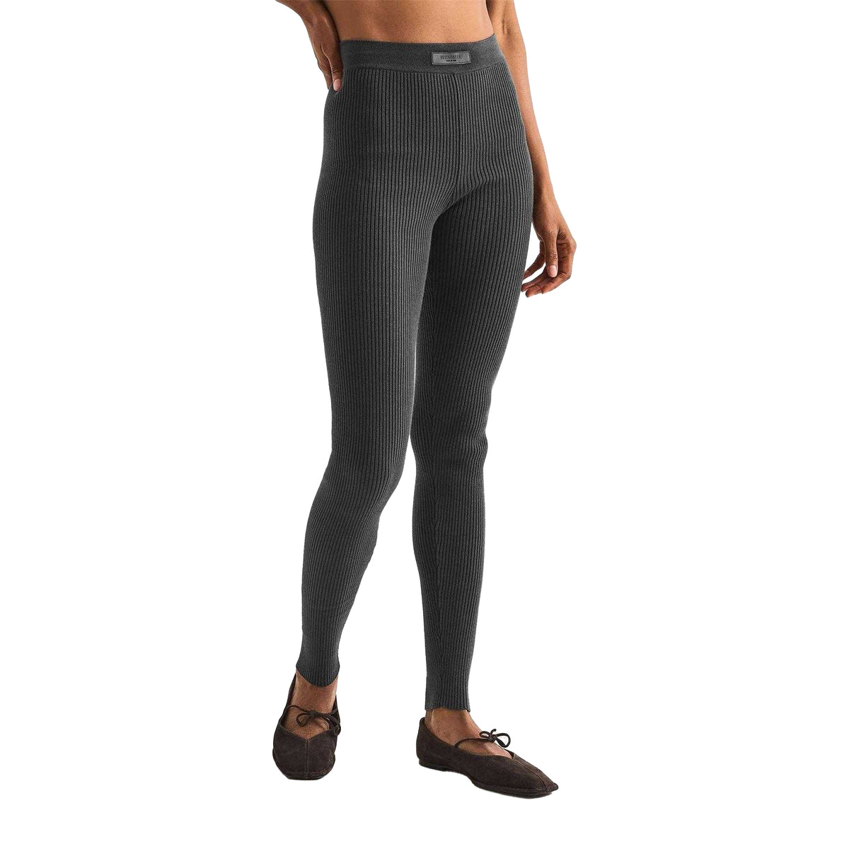 Black - Side - Fear Of God Essentials Womens-Ladies Slim Jogging Bottoms