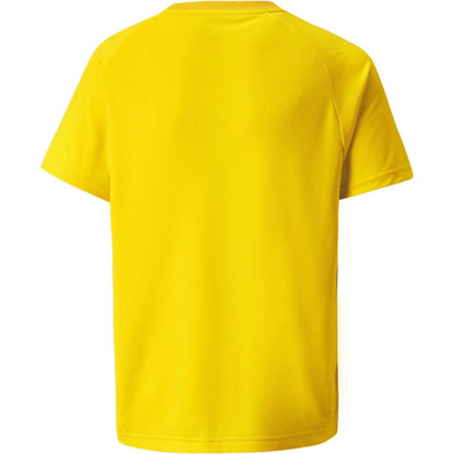 Yellow - Back - Puma Childrens-Kids TeamVision T-Shirt