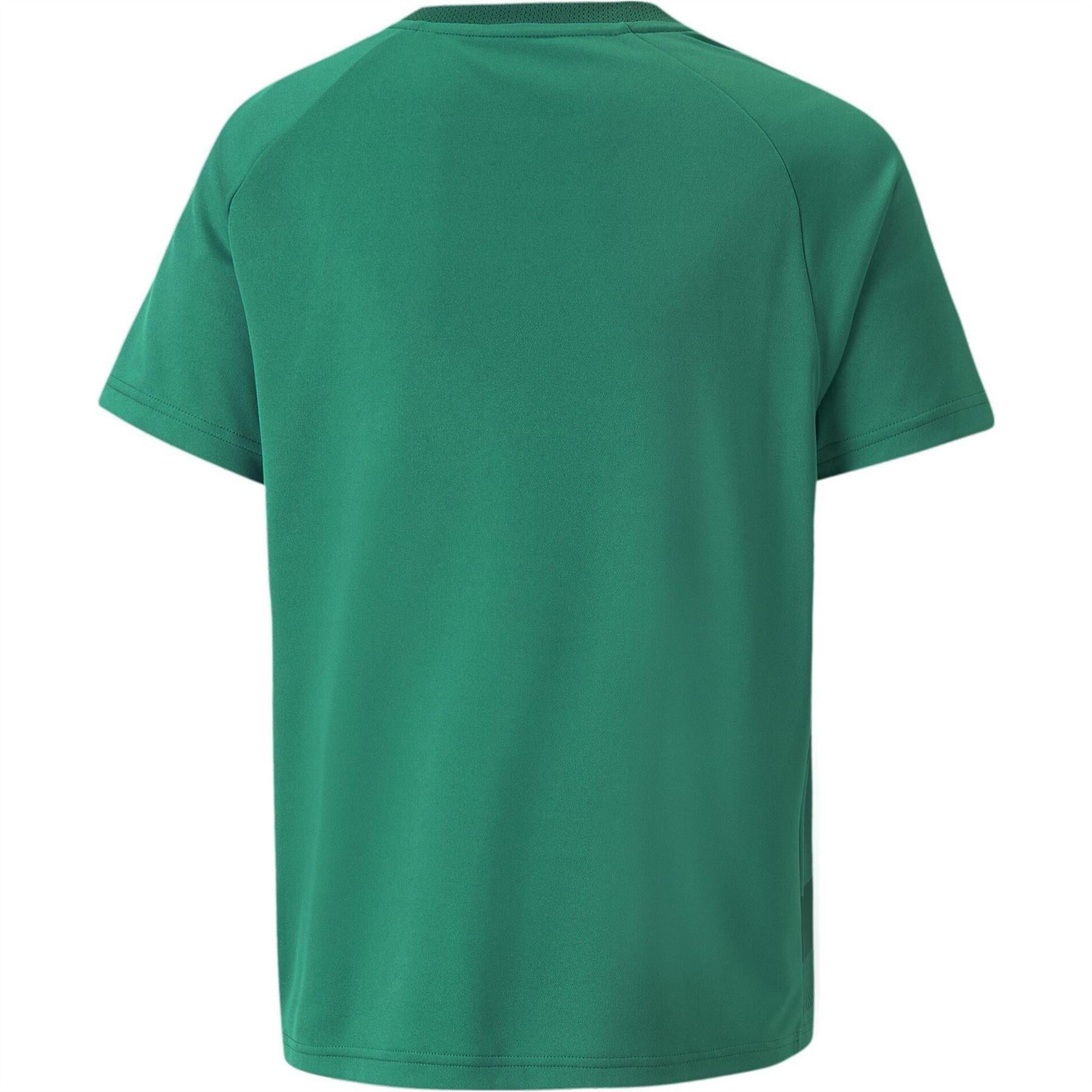 Green - Back - Puma Childrens-Kids TeamVision T-Shirt