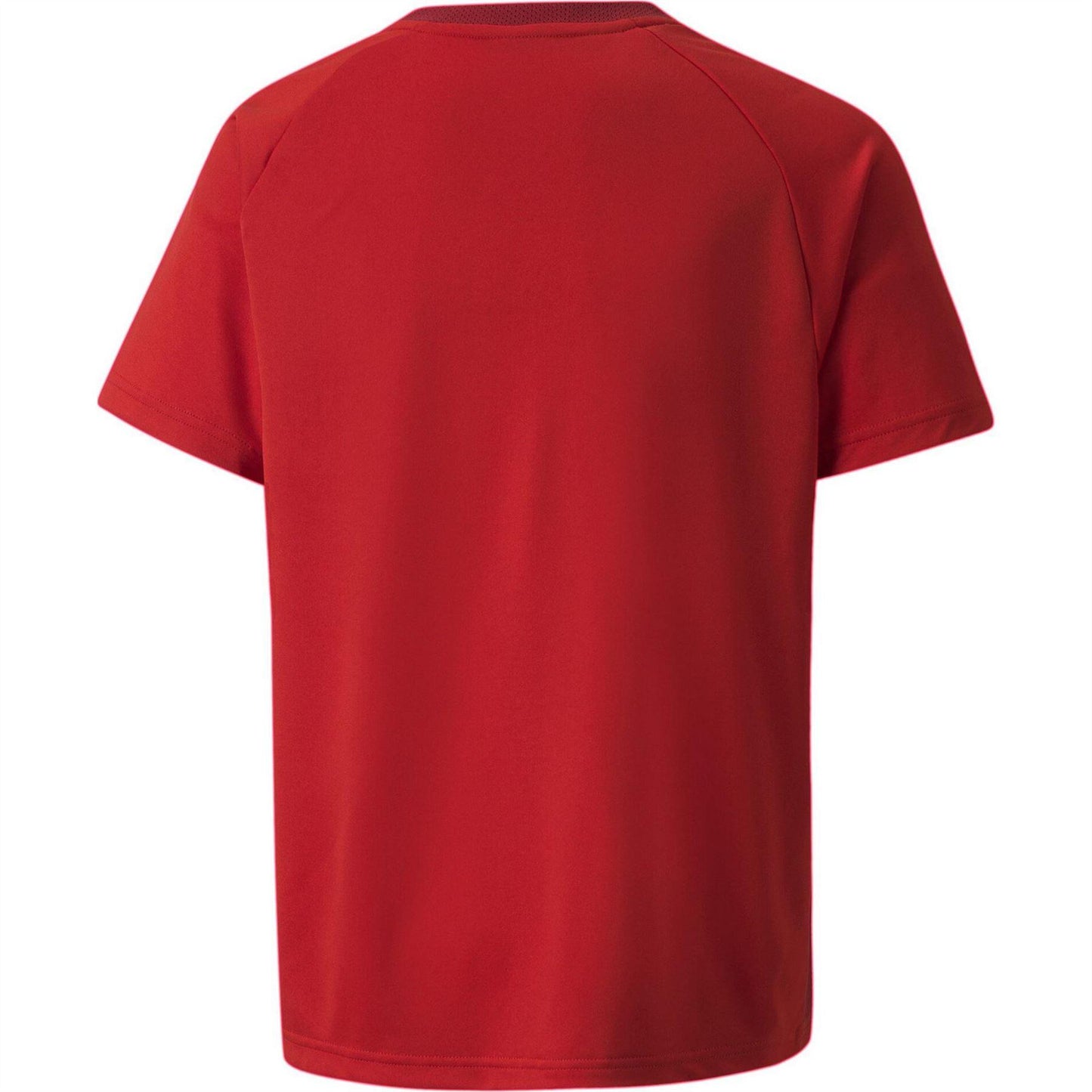 Red - Back - Puma Childrens-Kids TeamVision T-Shirt