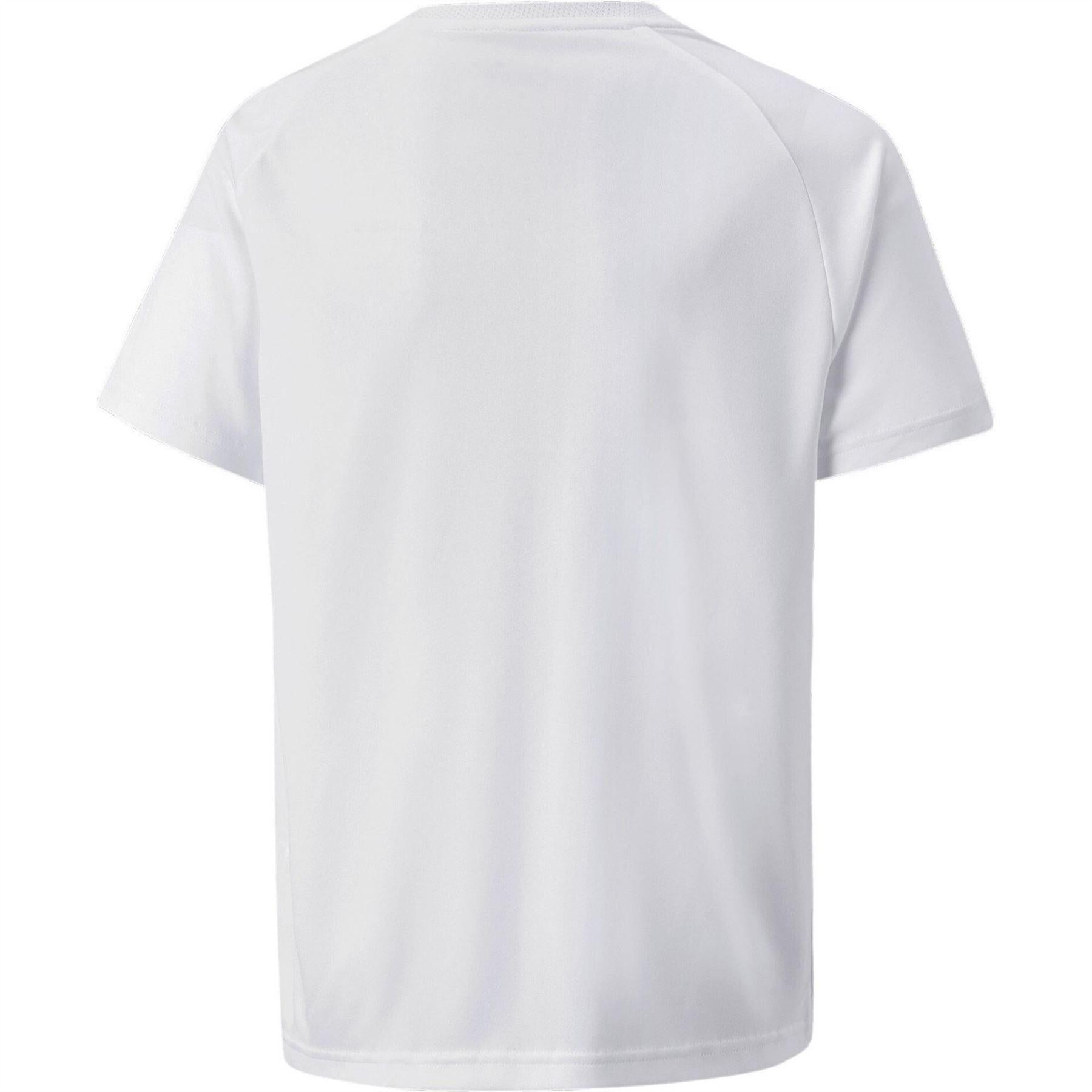 White - Back - Puma Childrens-Kids TeamVision T-Shirt