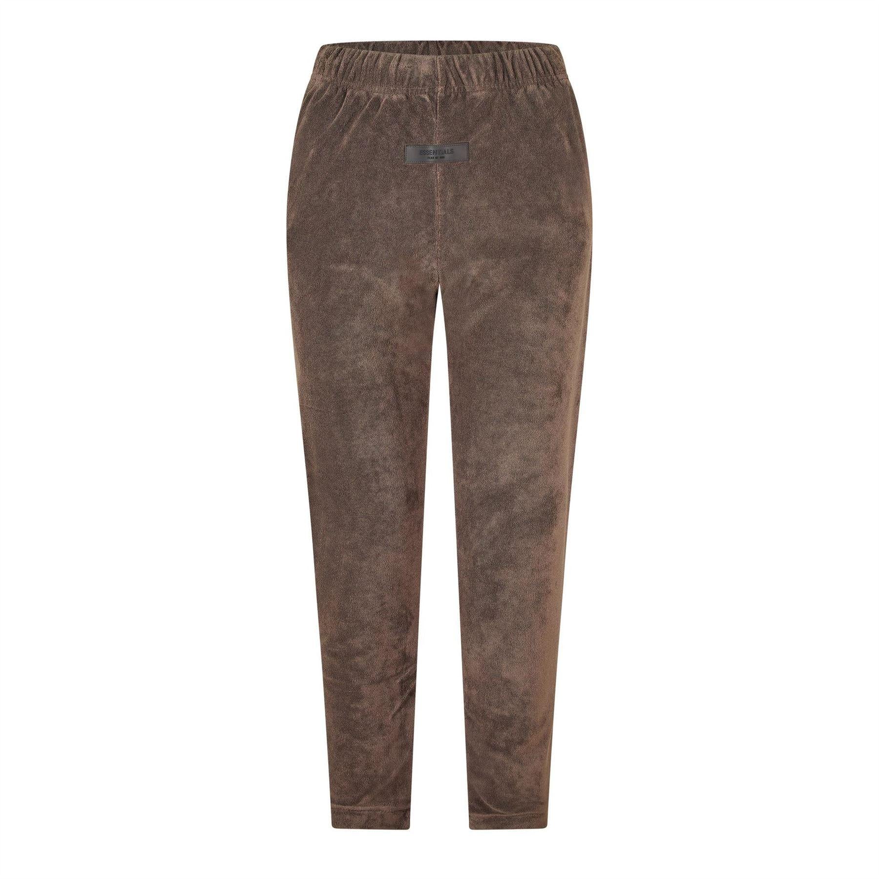 Black - Front - Fear Of God Essentials Womens-Ladies Slim Jogging Bottoms