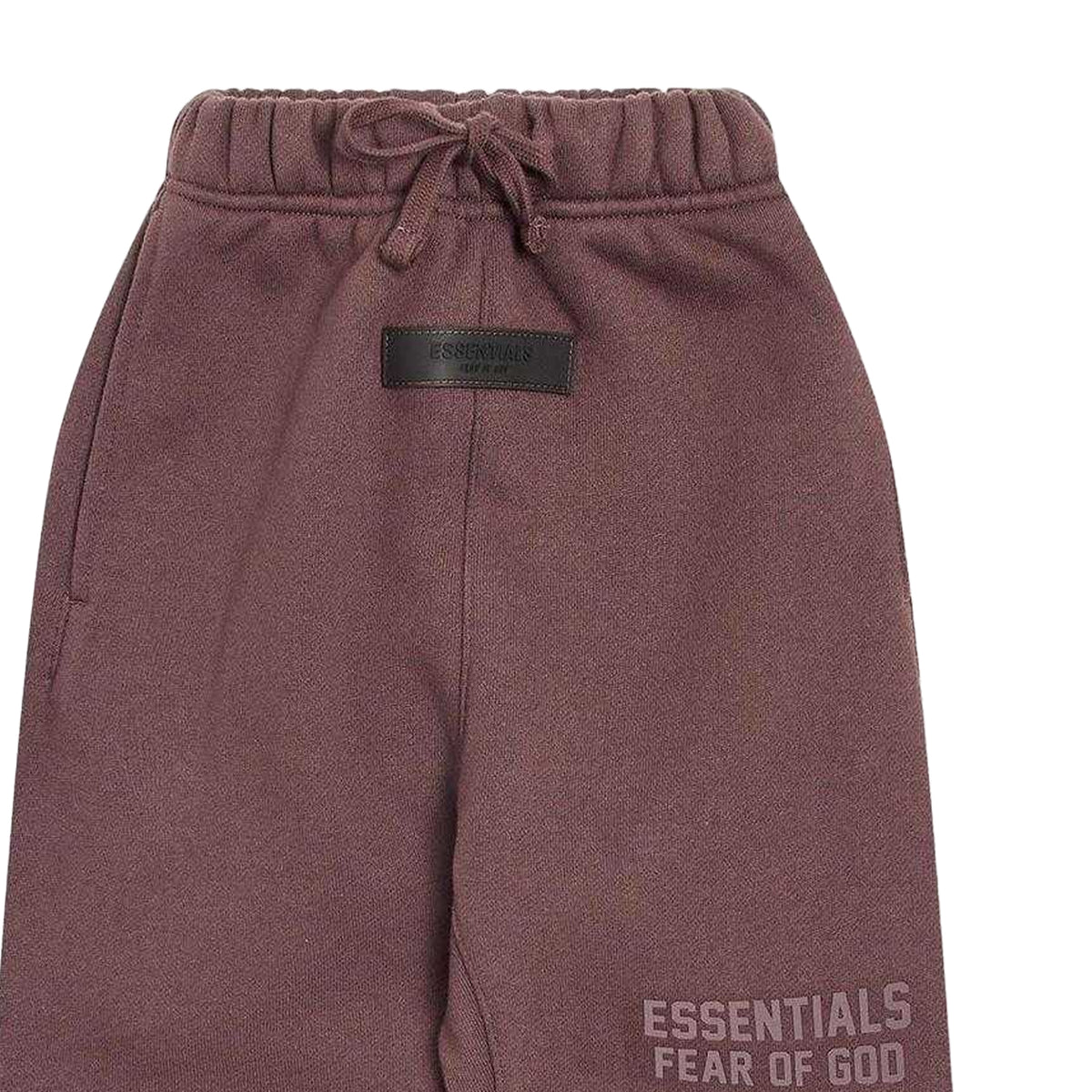 Plum - Side - Fear Of God Essentials Childrens-Kids Jogging Bottoms