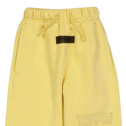 Yellow - Side - Fear Of God Essentials Childrens-Kids Jogging Bottoms