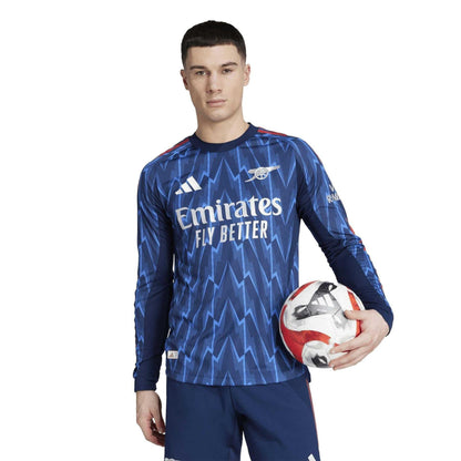 Blue-Red - Side - Adidas Mens 25-26 Arsenal FC Away Jersey