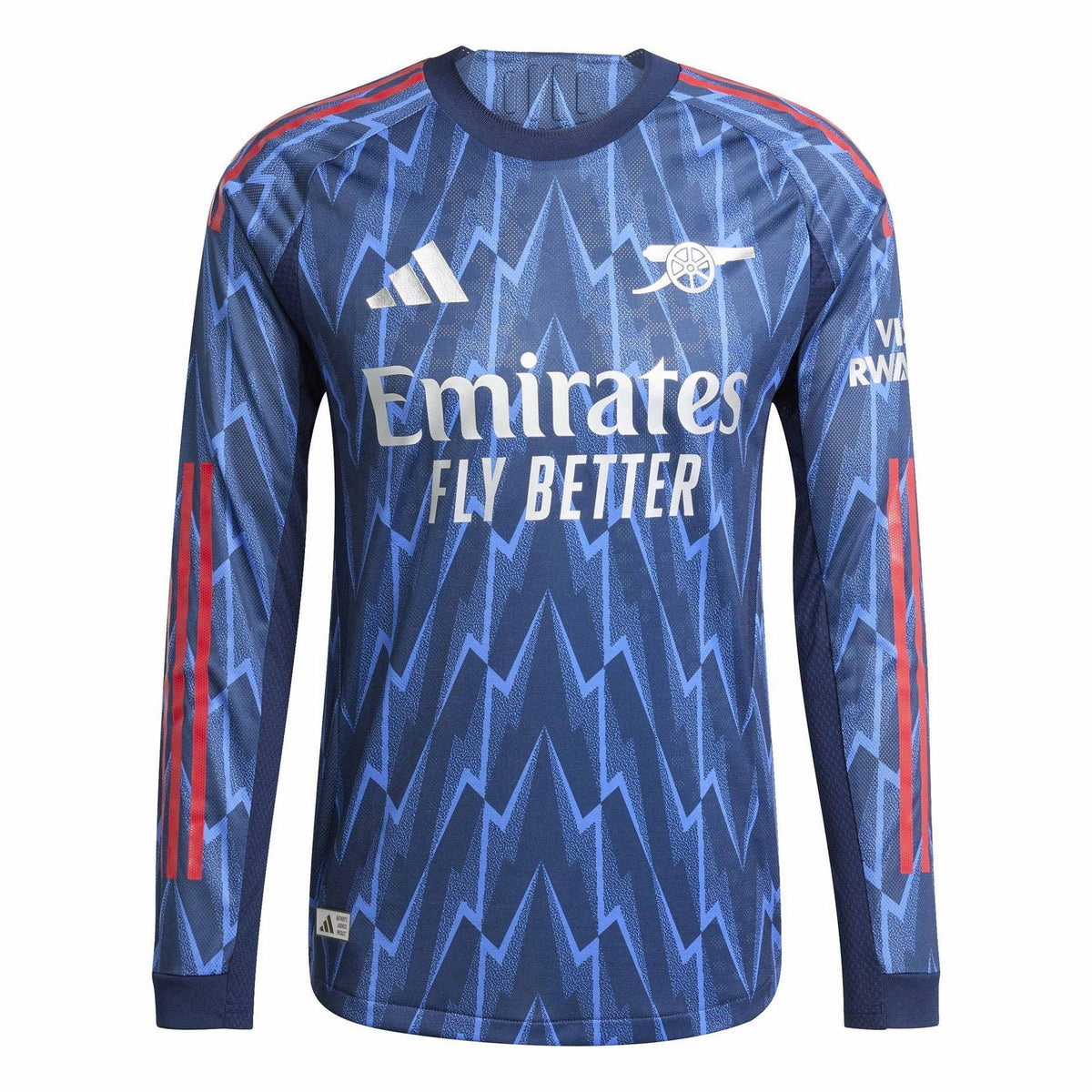 Blue-Red - Front - Adidas Mens 25-26 Arsenal FC Away Jersey