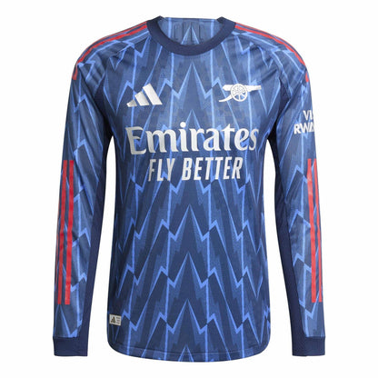Blue-Red - Front - Adidas Mens 25-26 Arsenal FC Away Jersey