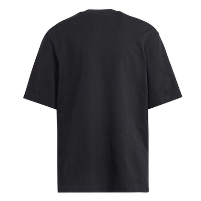 Black - Back - Adidas Childrens-Kids Future Icons Logo T-Shirt