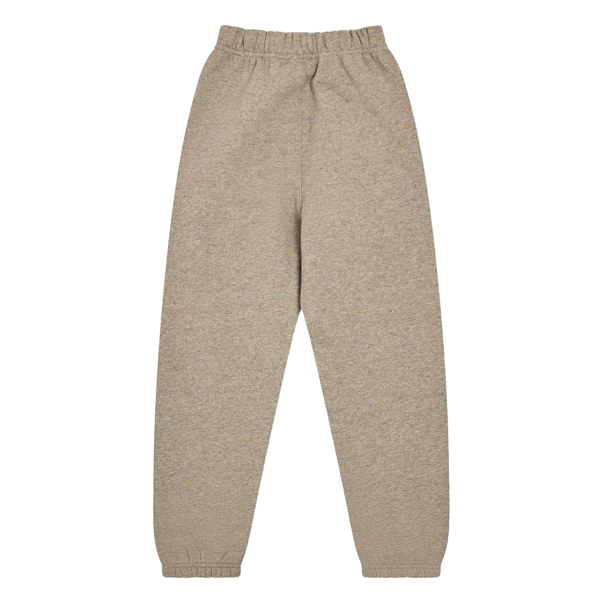 Oatmeal Grey - Back - Fear Of God Essentials Childrens-Kids Fleece Tapered Jogging Bottoms