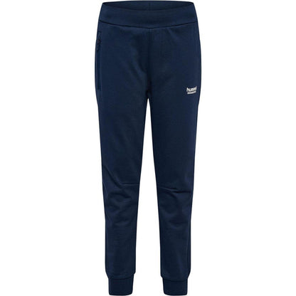 Dress Blues - Front - Hummel Childrens-Kids Adjustable Waist Jogging Bottoms