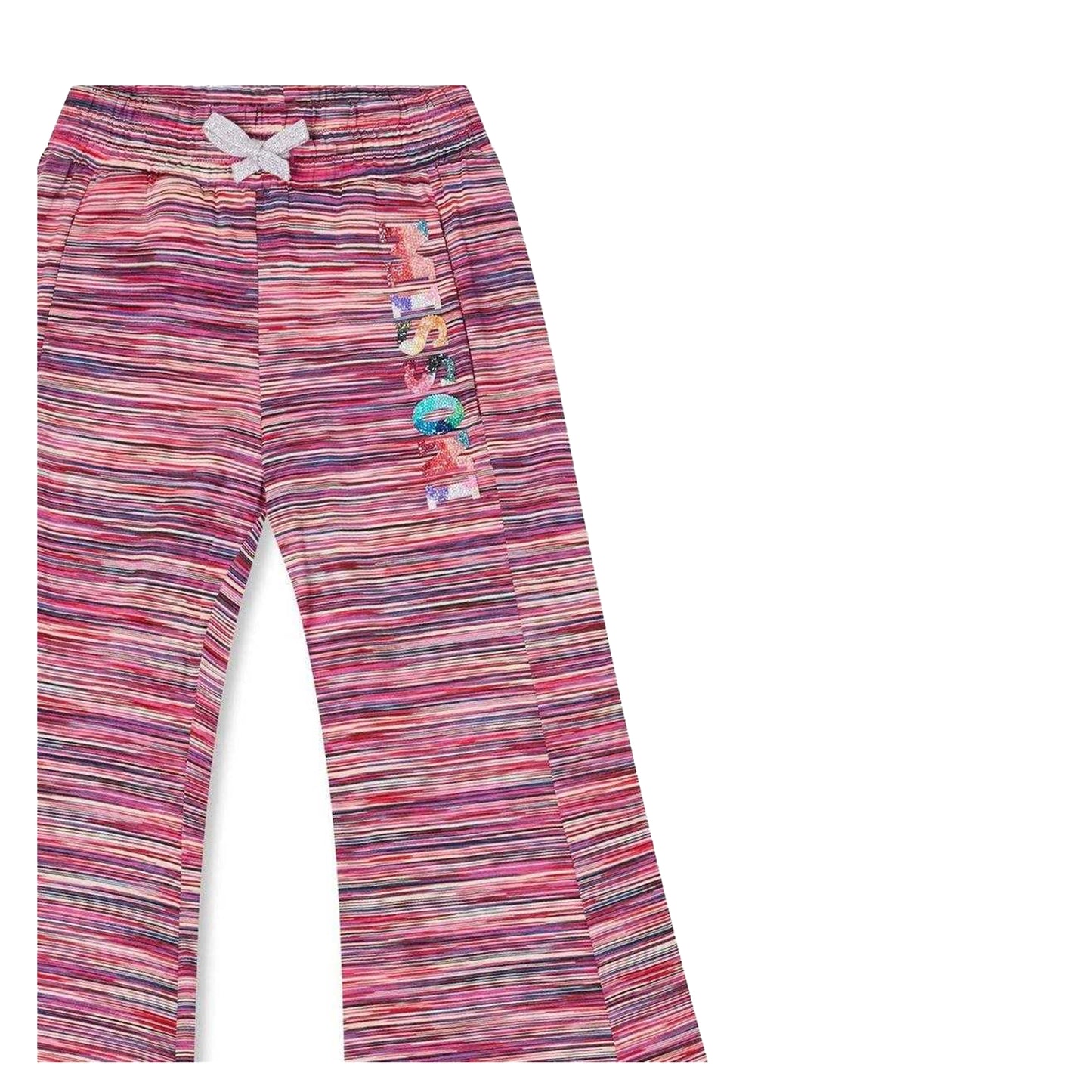 Fuchsia Pink - Side - Missoni Childrens-Kids Groovy Joggers