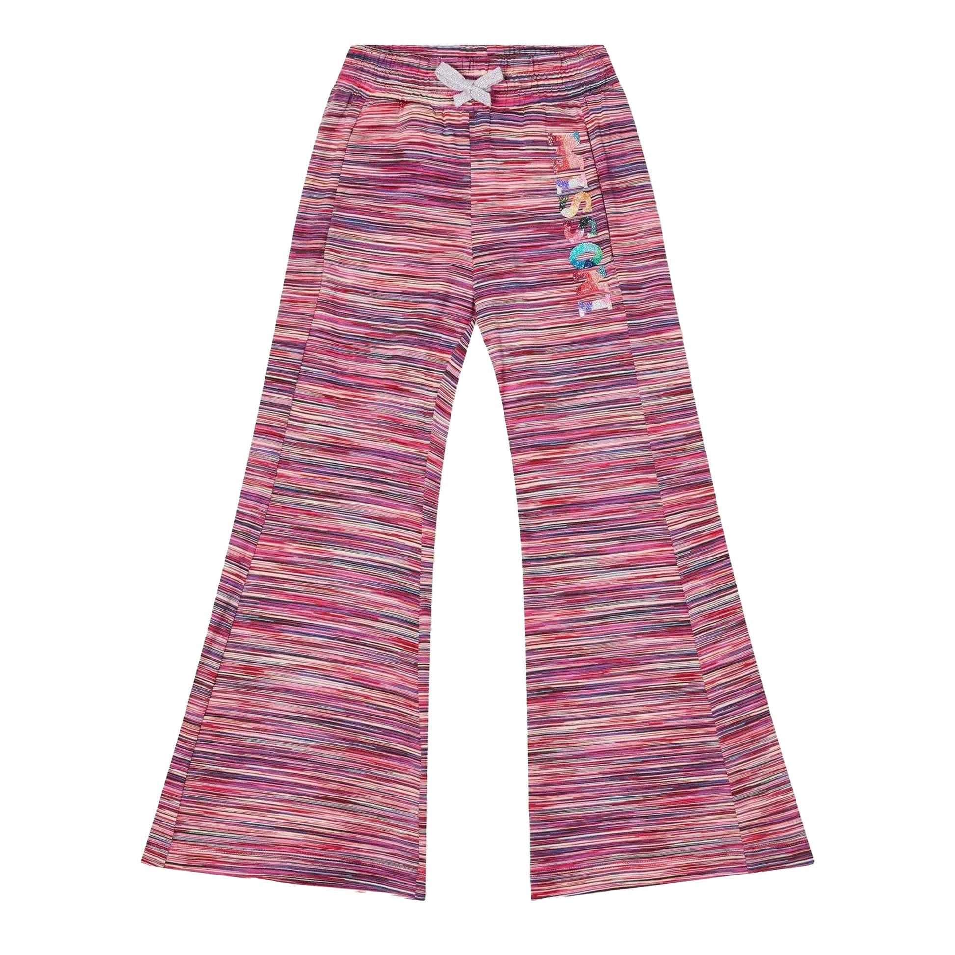 Fuchsia Pink - Front - Missoni Childrens-Kids Groovy Joggers