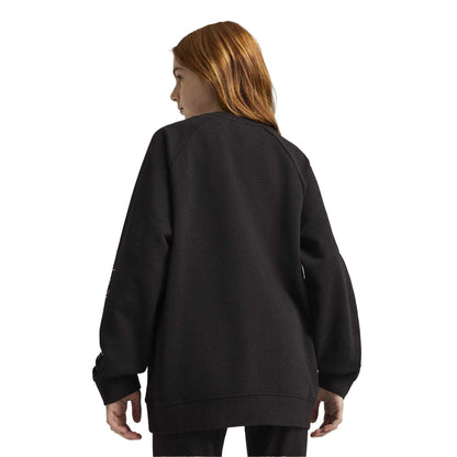 Puma Black - Lifestyle - Puma Childrens-Kids Sportstyle Relaxed Fit Raglan Long-Sleeved Sweatshirt