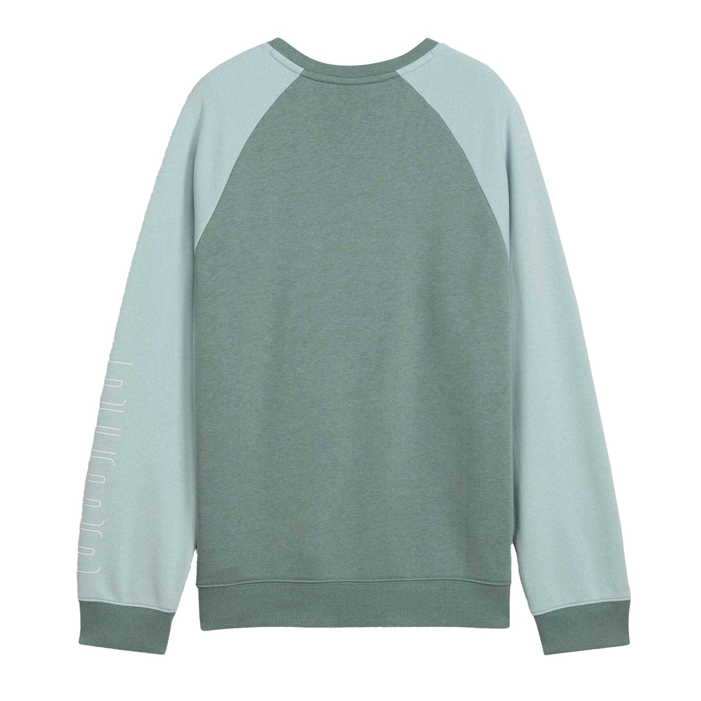 Green-Moon - Back - Puma Childrens-Kids Sportstyle Relaxed Fit Raglan Long-Sleeved Sweatshirt