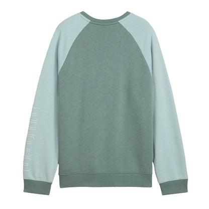 Green-Moon - Back - Puma Childrens-Kids Sportstyle Relaxed Fit Raglan Long-Sleeved Sweatshirt
