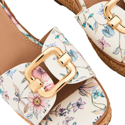 Multicoloured - Lifestyle - Aldo Womens-Ladies Carrabriria Floral Wedge Sandals