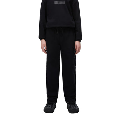 Black - Side - Napapijri Childrens-Kids Cargo Jogging Bottoms