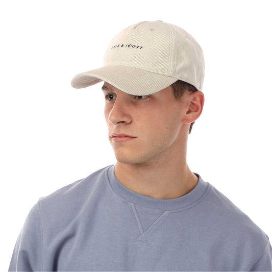 Cream - Front - Lyle & Scott Embroidered Logo Baseball Cap