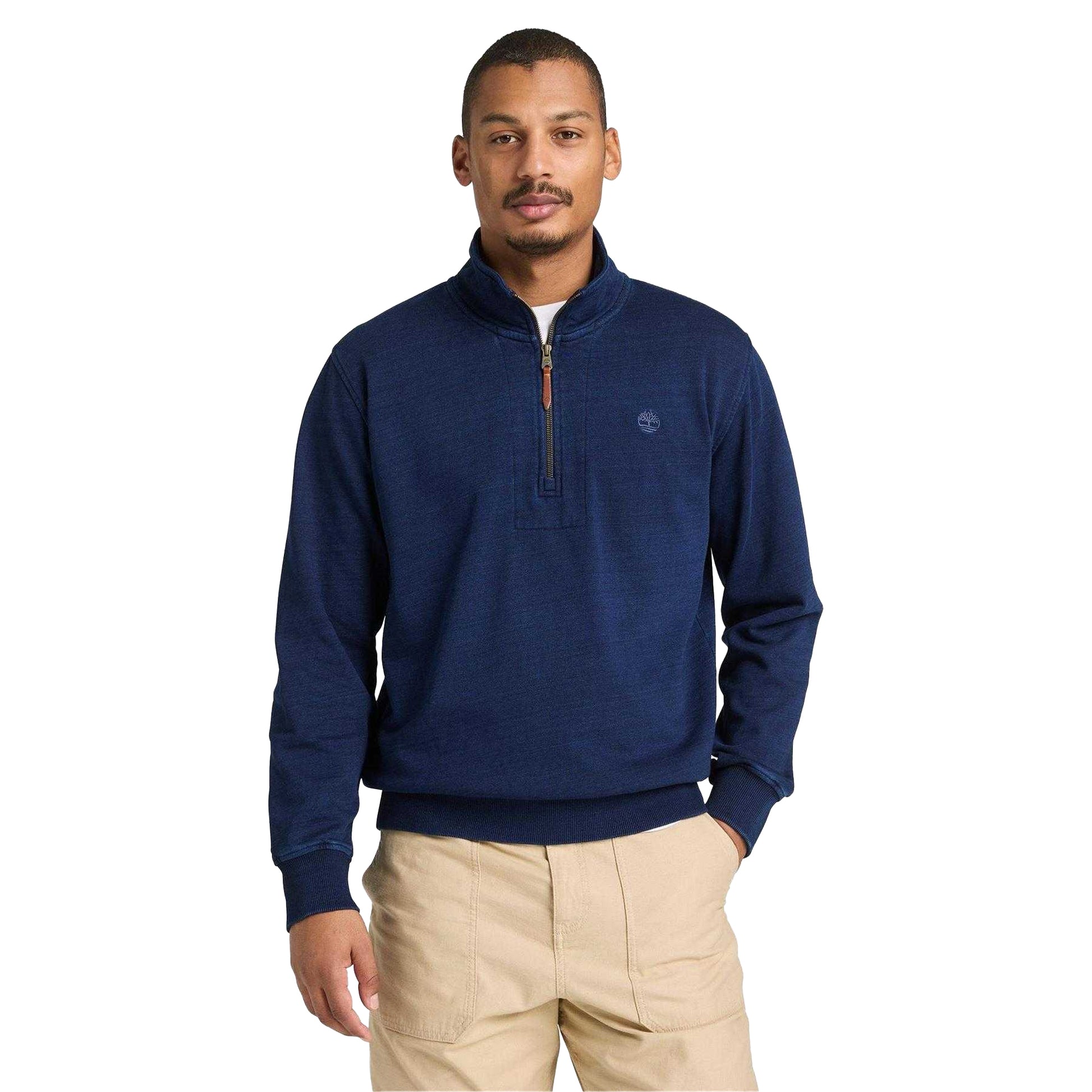 Rinse Wash - Lifestyle - Timberland Mens Indi Quarter Zip Sweatshirt