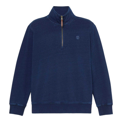 Rinse Wash - Front - Timberland Mens Indi Quarter Zip Sweatshirt