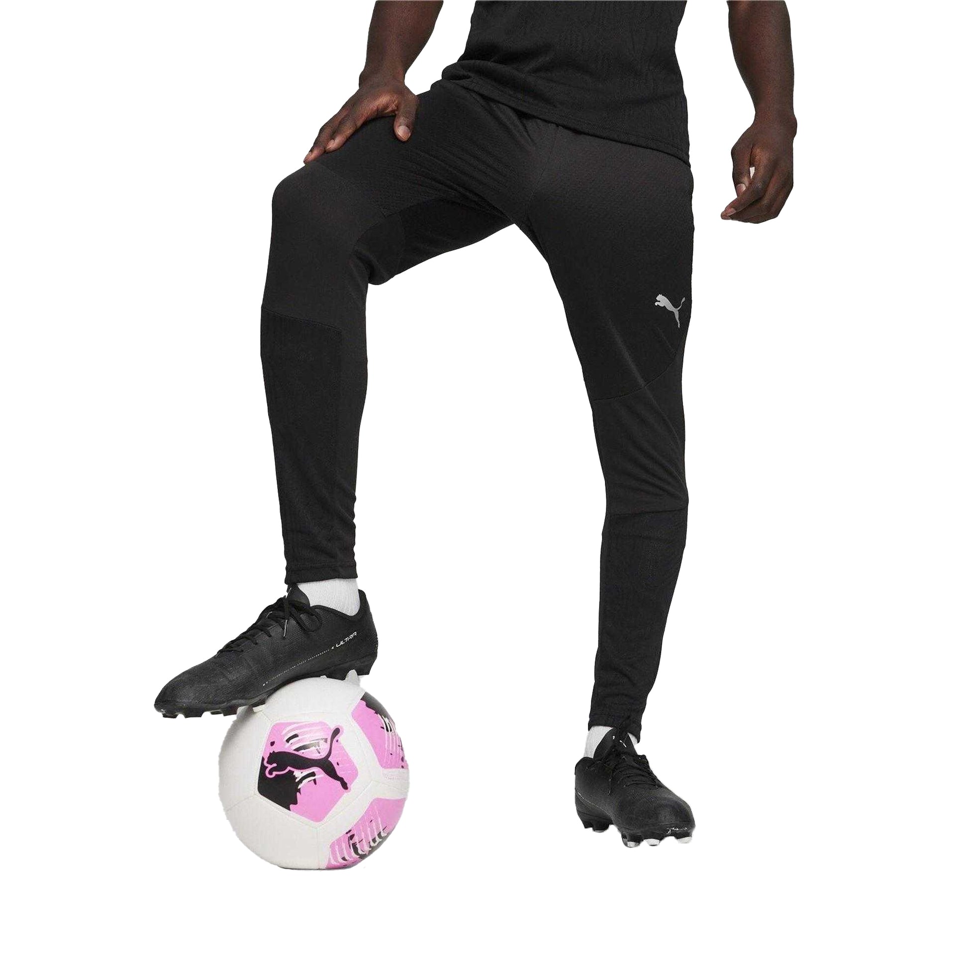 Puma Black - Side - Puma Mens TeamFinal Tailored Tracksuit Bottoms