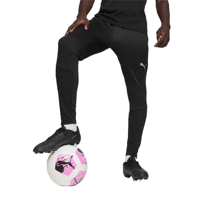 Puma Black - Side - Puma Mens TeamFinal Tailored Tracksuit Bottoms