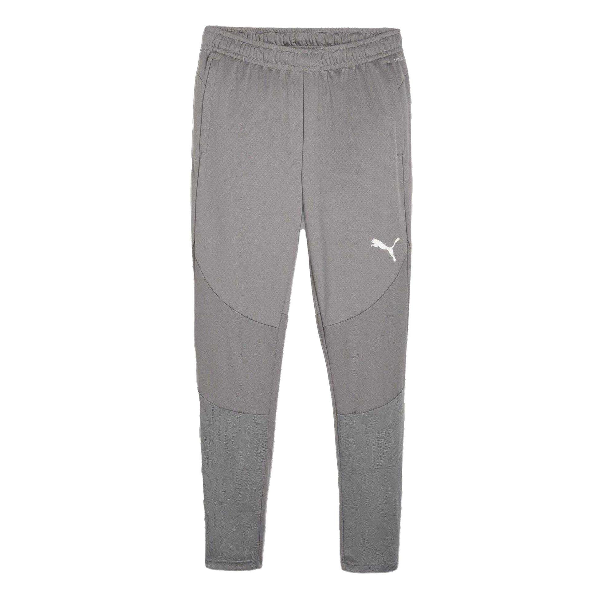 Iron Grey-Silver Grey - Front - Puma Mens TeamFinal Tailored Tracksuit Bottoms