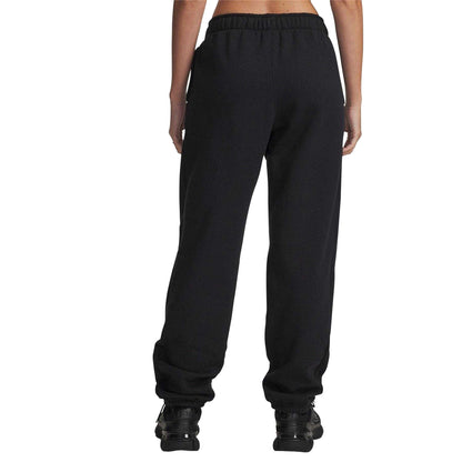 Black - Back - Under Armour Womens-Ladies Icon Relaxed Fit Jogging Bottoms