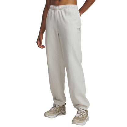 White - Back - Under Armour Womens-Ladies Icon Relaxed Fit Jogging Bottoms