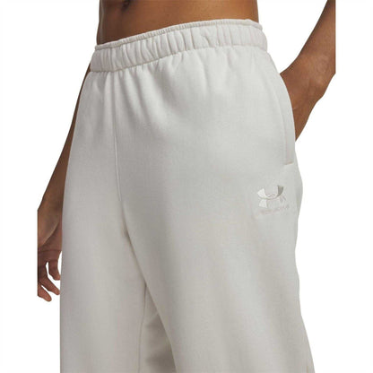White - Lifestyle - Under Armour Womens-Ladies Icon Relaxed Fit Jogging Bottoms