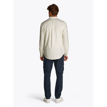 Ecru - Lifestyle - Tommy Jeans Mens Oxford Button-Down Regular Shirt