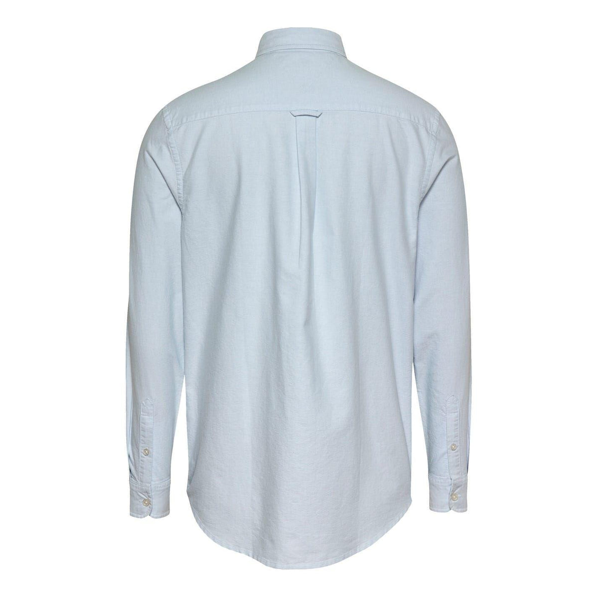 Sweet Blue - Back - Tommy Jeans Mens Oxford Button-Down Regular Shirt