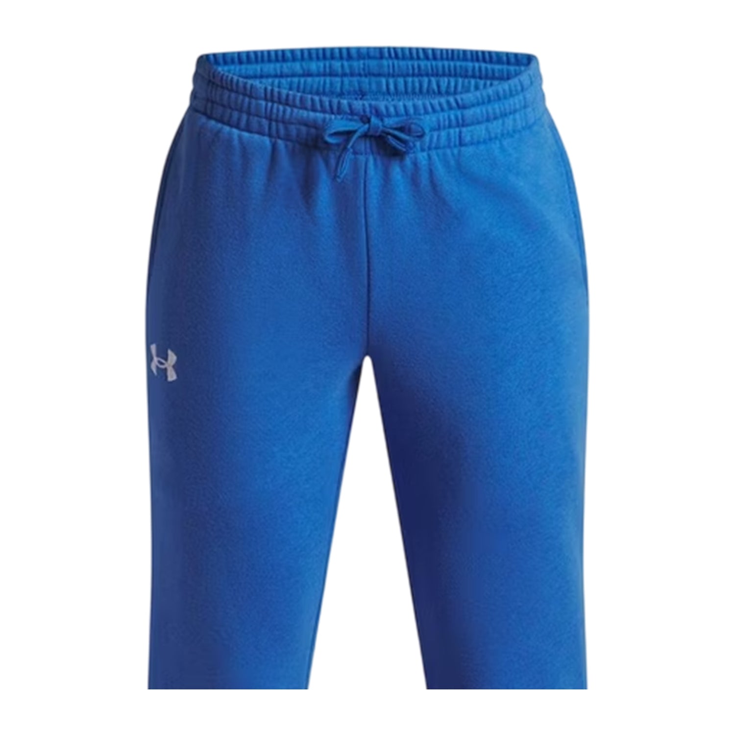 Blue - Side - Under Armour Mens Rival Fleece Slim Joggers