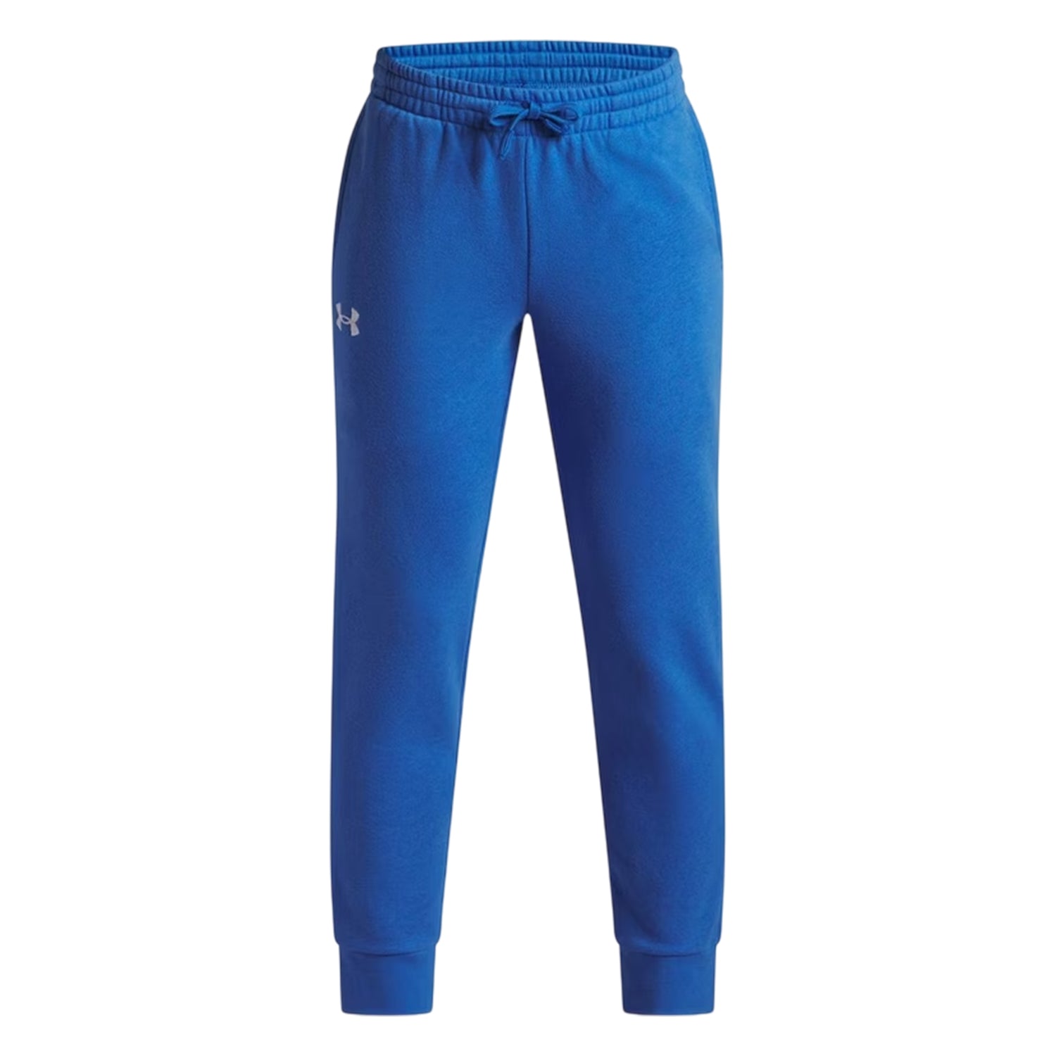 Blue - Front - Under Armour Mens Rival Fleece Slim Joggers