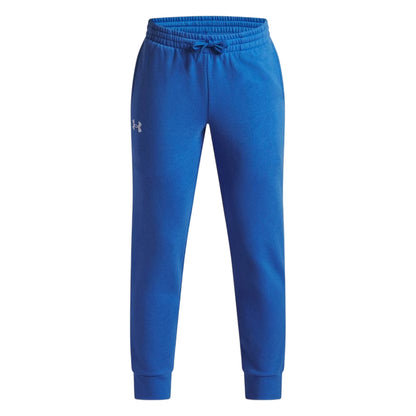 Blue - Front - Under Armour Mens Rival Fleece Slim Joggers