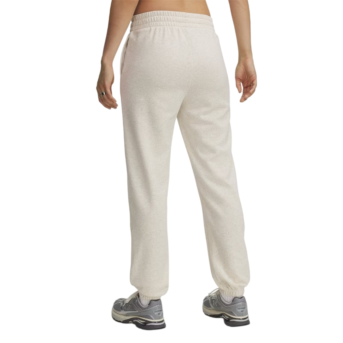 Brown - Back - Under Armour Womens-Ladies Rival Terrycloth Joggers