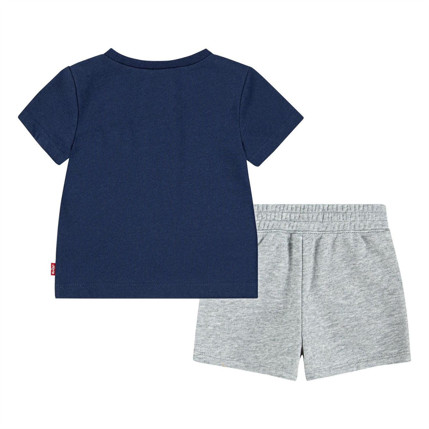 Dress Blues - Back - Levis Baby Logo Polycotton T-Shirt & Shorts Set
