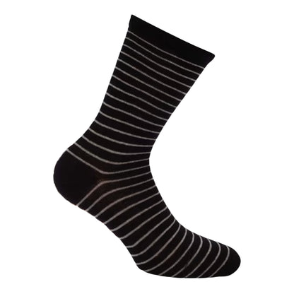 Black - Back - Lee Womens-Ladies Leopard Print Ankle Socks (Pack of 3)