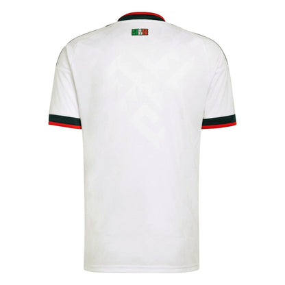 White-Green - Back - Adidas Mens 2026 Mexico Away Shirt