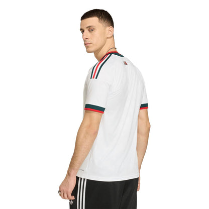 White-Green - Lifestyle - Adidas Mens 2026 Mexico Away Shirt