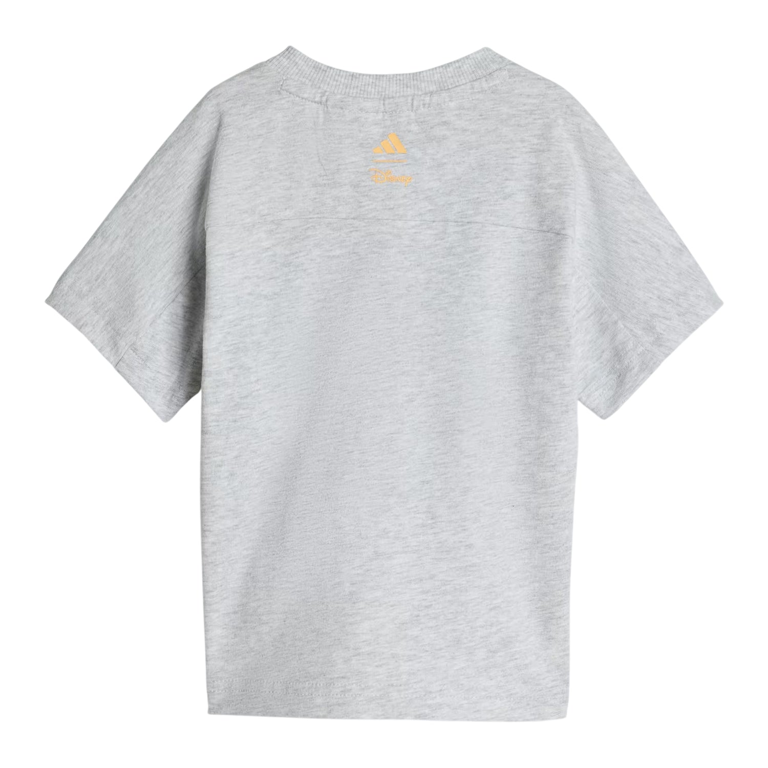 Light Grey Marl - Back - Adidas Baby Minnie Mouse Logo T-Shirt & Shorts Set