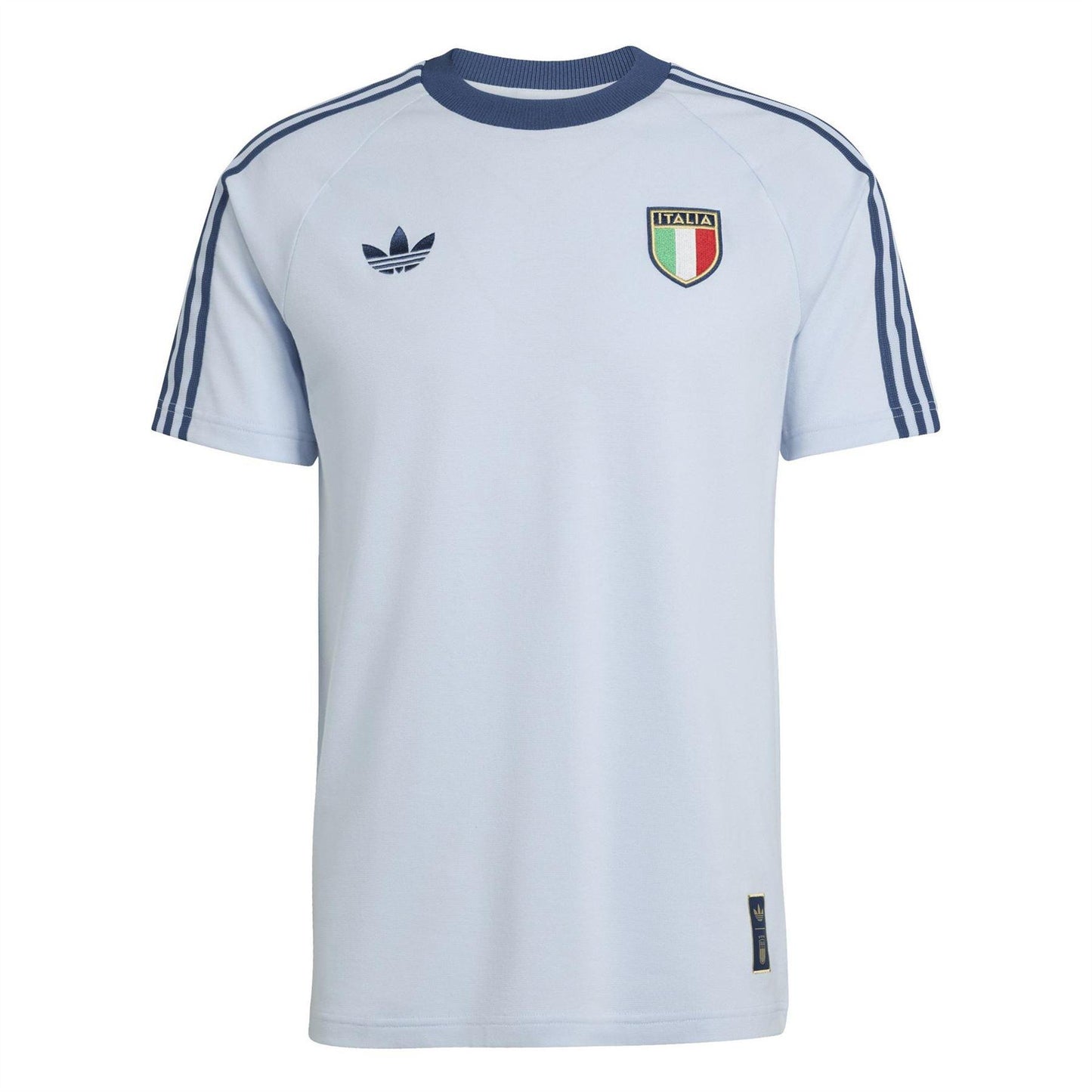Blue-White - Front - Adidas Mens Originals World Cup 2026 Italy T-Shirt